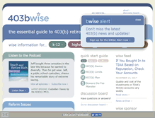 Tablet Screenshot of 403bwise.com
